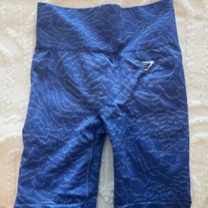 Gym Shark Purple Leopard Biker Shorts